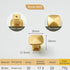 JAYA High Quality Modern Simple Copper Furniture Door Handle Cabinet Cupboard Cabinet Solid Brass  Handle Knobs