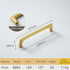 JAYA High Quality Modern Simple Copper Furniture Door Handle Cabinet Cupboard Cabinet Solid Brass  Handle Knobs