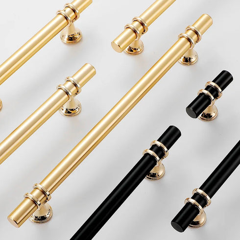 JAYA High Quality Modern Simple Zinc Alloy Aluminum Alloy Handle Cabinet Wardrobe New Single-Hole Hardware Handle