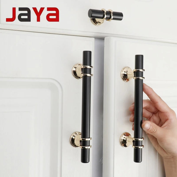 JAYA High Quality Modern Simple Zinc Alloy Aluminum Alloy Handle Cabinet Wardrobe New Single-Hole Hardware Handle