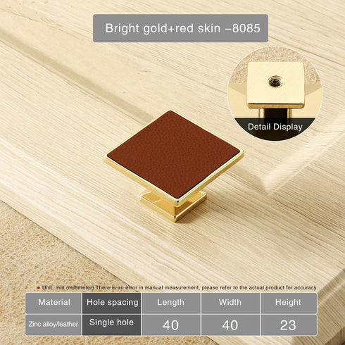 JAYA High Quality Modern Zinc Alloy Hardware Kitchen Cabinet Furniture Door Handle Drawer Decorative Leather Handle Knobs