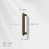 JAYA High Quality Modern Zinc Alloy Hardware Kitchen Cabinet Furniture Door Handle Drawer Door Knobs Handle Knobs