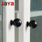 JAYA High Quality New Design Modern Black Brass Handle Cabinet Wardrobe Door Light Luxury New Single-Hole Hardware Handle Knobs