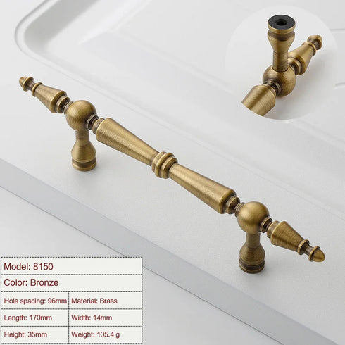 JAYA High Quality New Design Single Hole Drawer Cabinet  Door Handle French Light Luxury Furniture Door Handle