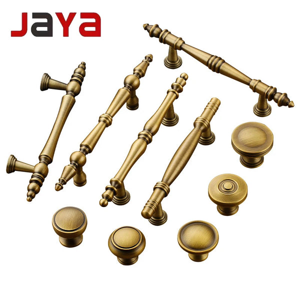 JAYA High Quality New Design Single Hole Drawer Cabinet  Door Handle French Light Luxury Furniture Door Handle