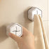 JAYA High Quality No-punch Rag Plug Plastic Hook for Kitchen Bathroom Creative Towel Rack Wall Hanging Storage Hook