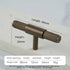 JAYA High Quality Retro Copper Handle Knobs Cabinet Cupboard Cabinet Solid Brass Furniture Door Handle