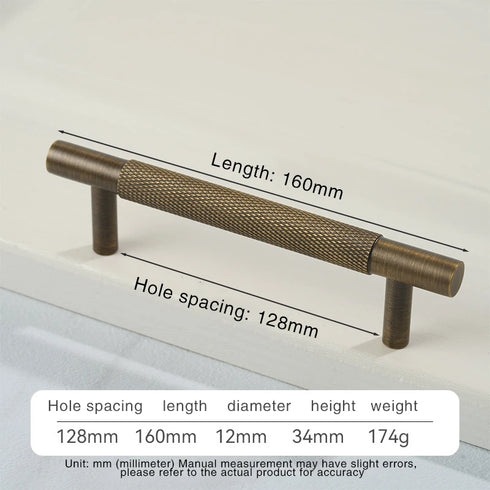 JAYA High Quality Retro Copper Handle Knobs Cabinet Cupboard Cabinet Solid Brass Furniture Door Handle