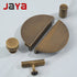 JAYA High Quality Retro Copper Handle Knobs Cabinet Cupboard Cabinet Solid Brass Furniture Door Handle