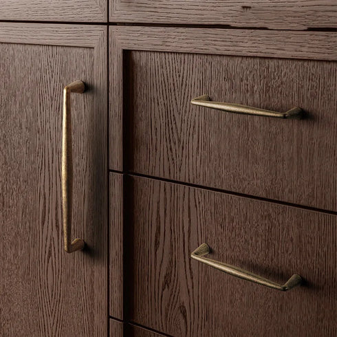 JAYA High Quality Simple Style Cabinet Zinc Alloy Door Handle Bronze Modern Design Personalized Shoe Cabinet Drawer Handle