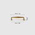 JAYA High Quality Simple Style Cabinet Zinc Alloy Door Handle Bronze Modern Design Personalized Shoe Cabinet Drawer Handle