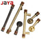 JAYA High Quality Walnut Cabinet Door Handle Modern Scandinavian Brass & Wood Design Solid Brass Furniture Door Handle