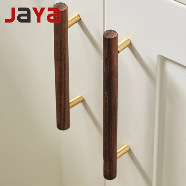 JAYA High Quality Wooden Bass Furniture  Door Handle Wardrobe Drawer Pulls Handle Knobs