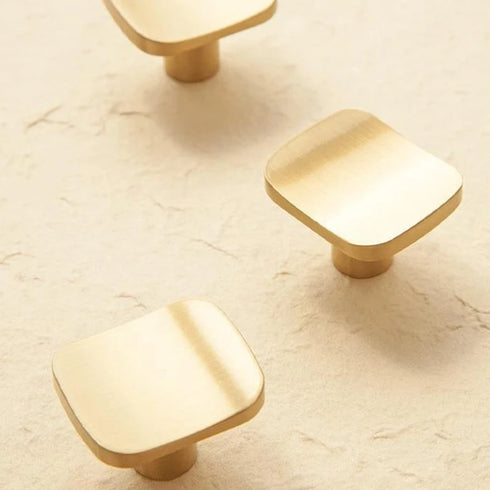 JAYA High Quality single hole Brass Handle American Modern Simple Black Drawer Cabinet Furniture Door Handle knobs