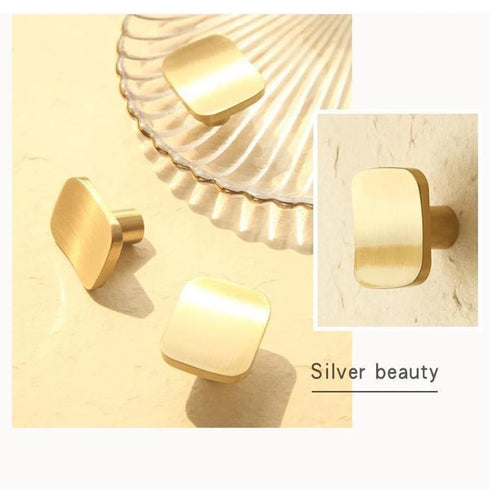 JAYA High Quality single hole Brass Handle American Modern Simple Black Drawer Cabinet Furniture Door Handle knobs