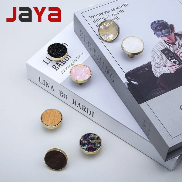JAYA Hole Sale Handle Knobs Kitchen Cabinet Knobs Hot Sale Unique Design Drawer Decorative Zinc Alloy Furniture Door Handle