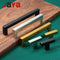 JAYA Hollow Stainless Steel Gold Black Chrome Cabinet Handle Drawer Furniture Pull T-bar Handle