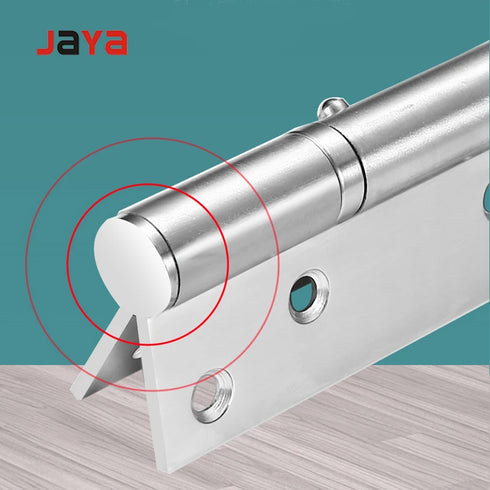 JAYA Home Door Automatic Slow Closing Spring Hinge Wooden Door Stainless Steel Hydraulic Buffer Spring Flat Hinge