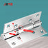 JAYA Home Door Automatic Slow Closing Spring Hinge Wooden Door Stainless Steel Hydraulic Buffer Spring Flat Hinge