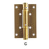 JAYA Home Door Automatic Slow Closing Spring Hinge Wooden Door Stainless Steel Hydraulic Buffer Spring Flat Hinge