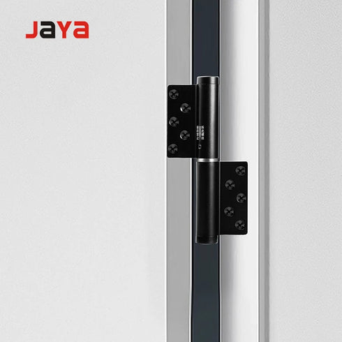 JAYA Home Invisible Door Slot-free Hinge with Door Closer Buffer Thickened Silent Hydraulic Spring Hinge Automatic Door Closing