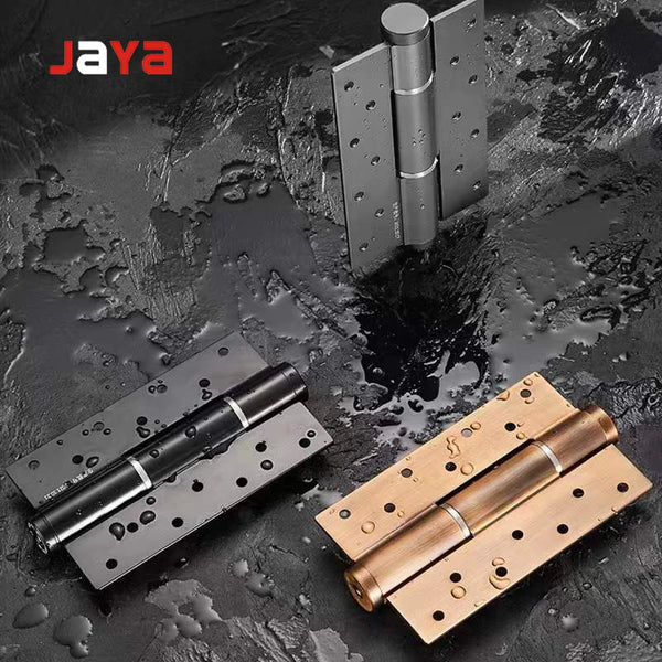 JAYA Home Invisible Door Slot-free Hinge with Door Closer Buffer Thickened Silent Hydraulic Spring Hinge Automatic Door Closing
