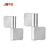 JAYA  Household Door 201 Stainless Steel Flag-shaped Door Hinge Bedroom Thickened Mute 201 Stainless Steel Flag-shaped Hinge
