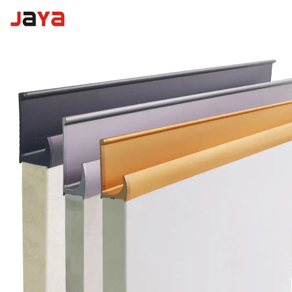 JAYA Invisible Cabinet Door Handle Minimalist Cabinet Cabinet Handle Embedded Aluminum Alloy Dark Turn Wardrobe Door Long Handle