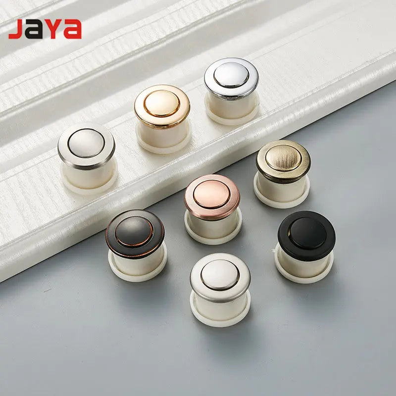 JAYA Japanese-style Tatami Embedded Spring Invisible Bounce Handle Concealed Drawer Round Knob