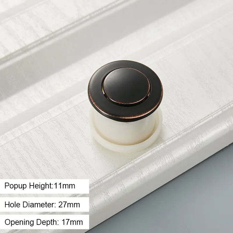 JAYA Japanese-style Tatami Embedded Spring Invisible Bounce Handle Concealed Drawer Round Knob