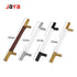 JAYA Kitchen Cabinets With Clean Handle-Less Look Cabinet Handle Brushed Nickel Leather Tray With Handles