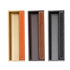 JAYA Leather Zinc Alloy Handle Furniture Modern Style Shift Embedded Door Latch Handle