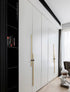 JAYA Luxury Gold and Black Matte Modern Kitchen Cabinet Handle  Furniture Design for Elegant Furniture Door Handle