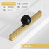 JAYA Luxury Gold and Black Matte Modern Kitchen Cabinet Handle  Furniture Design for Elegant Furniture Door Handle