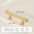 JAYA Luxury Modern Solid Brass Gold Pulls Knobs Kitchen Brushed Brass Cabinet Furniture Door Handle Single Hole Hot Selling
