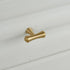 JAYA Luxury Modern Solid Brass Gold Pulls Knobs Kitchen Brushed Brass Cabinet Furniture Door Handle Single Hole Hot Selling