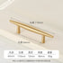 JAYA Luxury Modern Solid Brass Gold Pulls Knobs Kitchen Brushed Brass Cabinet Furniture Door Handle Single Hole Hot Selling