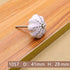 JAYA Luxury Porcelain Oval Shape Cabinet Knobs for Kids Drawers Gold Drawer Pulls Kitchen Cabinet Wardrobe Cupboard Resin Knob