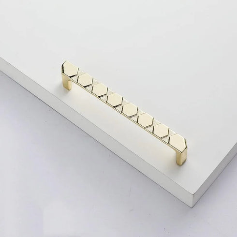 JAYA MODERN Simple  Pull Door Handles  Gold Rose Gold Zinc Alloy Handle Door Knob