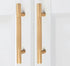 JAYA Modern Cabinet Handles Black Brass Drawer Pulls Gold Knobs Furniture Hardware Long Handles for Kitchen Cabinet Doors