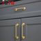JAYA Modern Furniture Door Handle Solid Pure Brass Wardrobe Drawer Pulls Handle Knobs