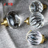 JAYA Modern Light Luxury Wardrobe Drawer Handle Single Hole Transparent Crystal Cupboard Handles
