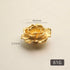 JAYA Modern Luxury Brass Furniture Handle Simple Plant Flower Design for Wardrobe Cabinet Door Drawer Knob