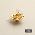 JAYA Modern Luxury Brass Furniture Handle Simple Plant Flower Design for Wardrobe Cabinet Door Drawer Knob