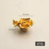 JAYA Modern Luxury Brass Furniture Handle Simple Plant Flower Design for Wardrobe Cabinet Door Drawer Knob
