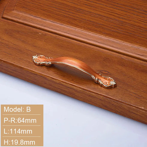 JAYA Modern Minimalist Pastoral Solid Zinc Alloy Handle Drawer Cabinet Clothes Handle Knob