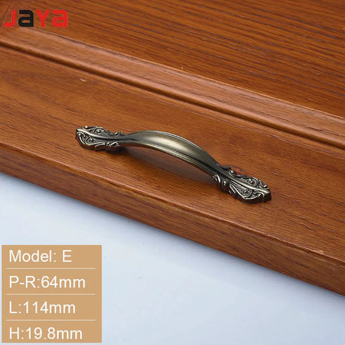JAYA Modern Minimalist Pastoral Solid Zinc Alloy Handle Drawer Cabinet Clothes Handle Knob