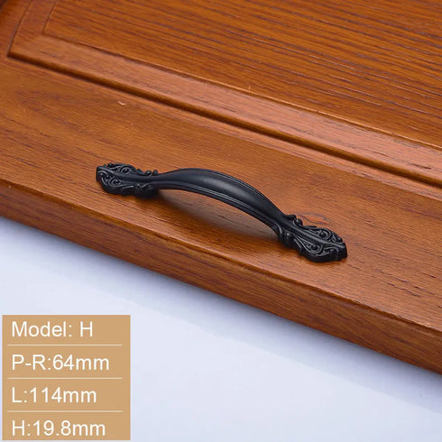 JAYA Modern Minimalist Pastoral Solid Zinc Alloy Handle Drawer Cabinet Clothes Handle Knob