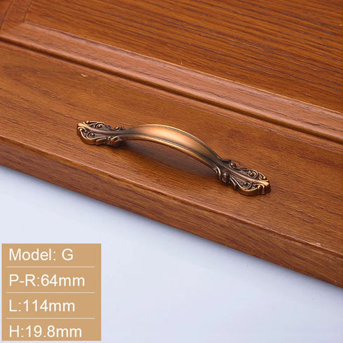 JAYA Modern Minimalist Pastoral Solid Zinc Alloy Handle Drawer Cabinet Clothes Handle Knob