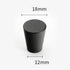 JAYA Modern Simple Black Brass Handle Cabinet Wardrobe Door Light Luxury New Single-Hole Hardware Handle Knobs